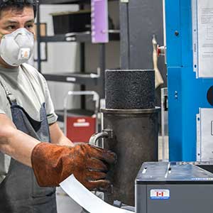 Concrete, asphalt, soil and construction materials testing service facility in Vancouver area.
